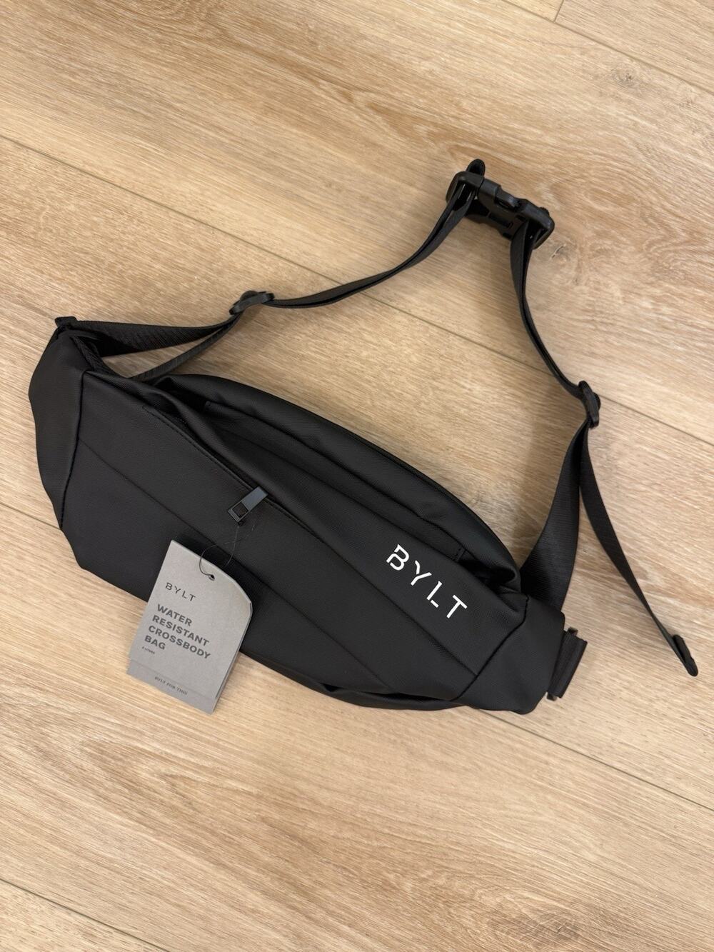 Bylt Basics Black Crossbody Water Resistant Bag New With Tags